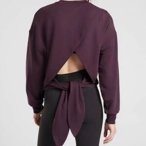 Athleta Tie-Back Sweatshirt